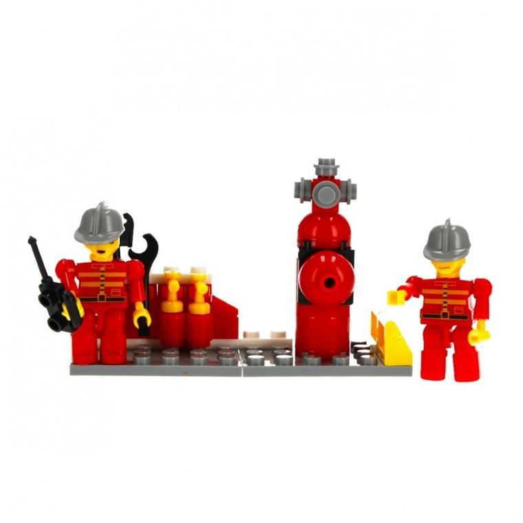 Alleblox, wóz strażacki, klocki konstrukcyjne, 299 elementów