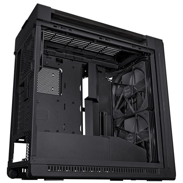 Asus, obudowa komputerowa, PROART PA602 WOOD TG PWM BLACK