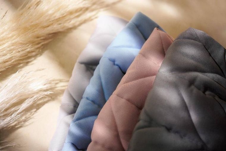 BabyBjörn, Bliss Woven, Petal Quilt, leżaczek, niebieski