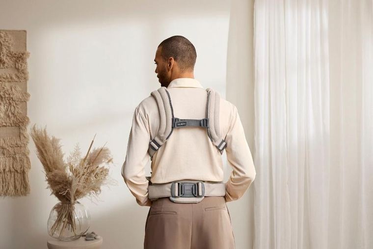 BabyBjörn, Harmony, nosidełko, woven, jasny beż