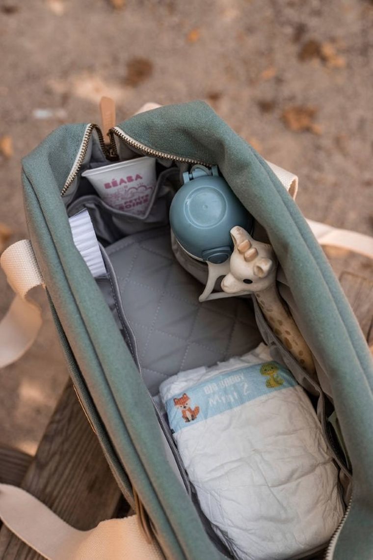 Beaba, Paris, torba dla mamy, Sage green