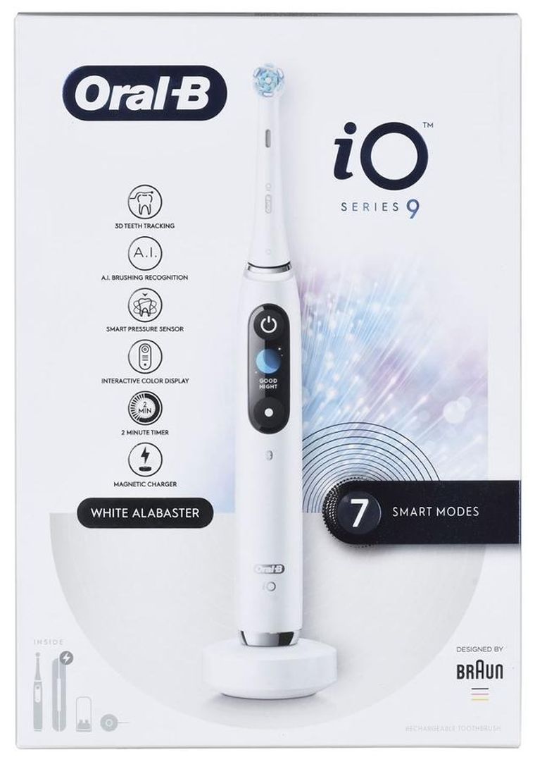Braun, szczoteczka elektryczna, Oral-B iO Series 9, white