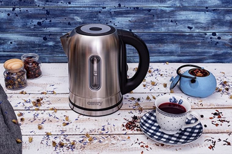 Camry, czajnik elektryczny, metalowy, 1.7 L, 2200W, CR 1253