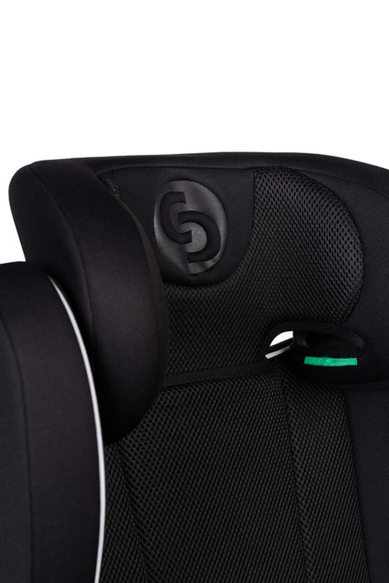 Caretero, Breezy Fix, fotelik samochodowy 2w1, podstawka, fix black, 100-150 cm