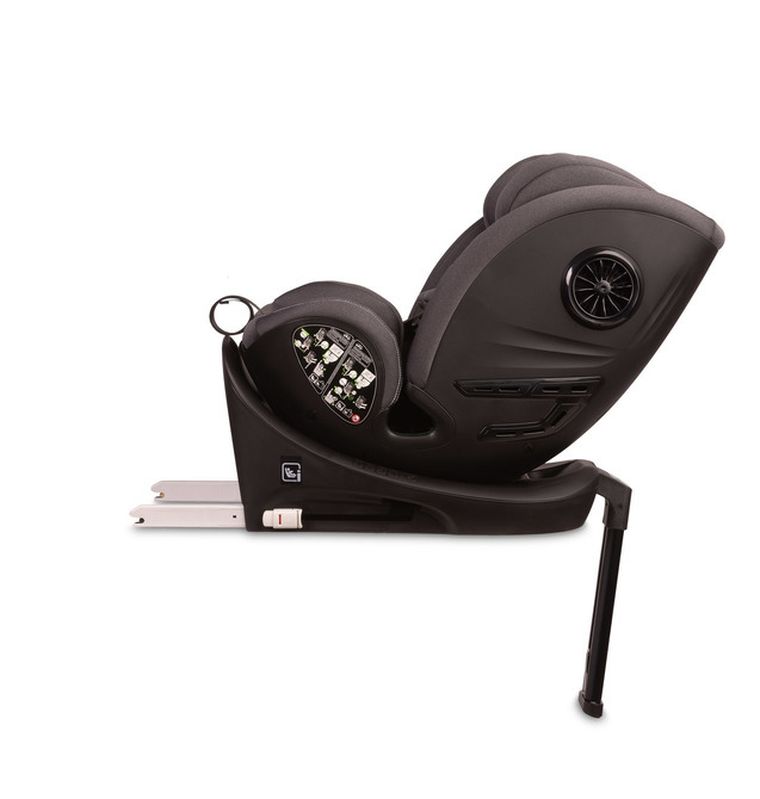 Caretero, Fortis i-Size, fotelik samochodowy, graphite, 40-150 cm