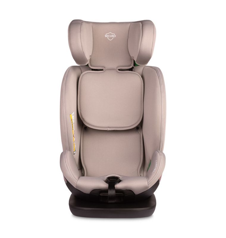 Caretero, Securo i-Size, fotelik samochodowy, light grey, 40-150 cm