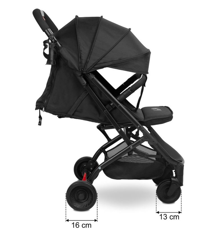 Caretero, Sfera, wózek spacerowy Black