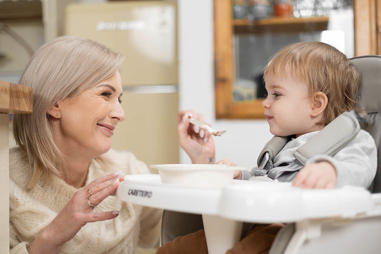 Caretero, Tuva, krzesełko do karmienia, Pink