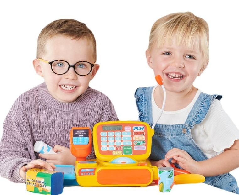 Casdon, kasa sklepowa z akcesoriami