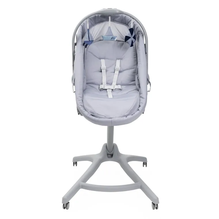 Chicco, Baby Hug Pro, łóżeczko, krzesełko do karmienia, 5w1, Earl Grey