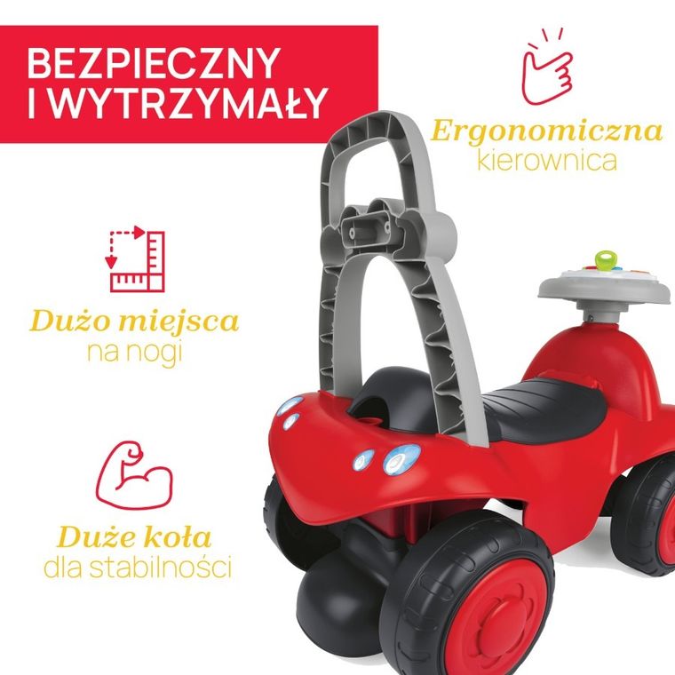 Chicco, Move & Grow, Billy, pchacz i jeździk 2w1