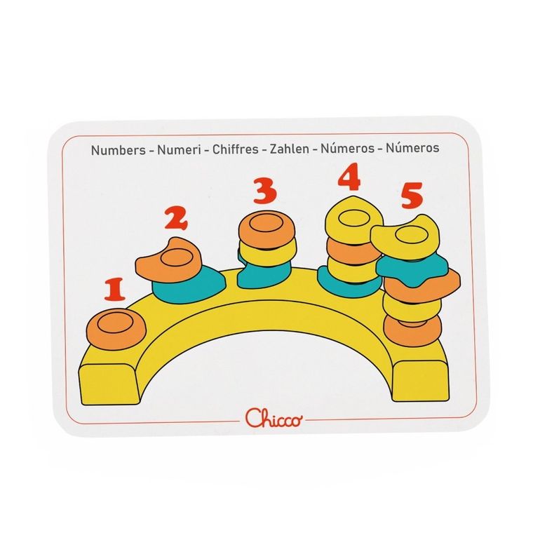 Chicco, Smart2Play, Kolorowe Pinezki, układanka, tęcza