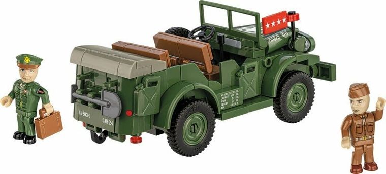 Cobi, Historical Collection WWII, Dodge WC-56 Command Car, 1:35, klocki, 208 elementów