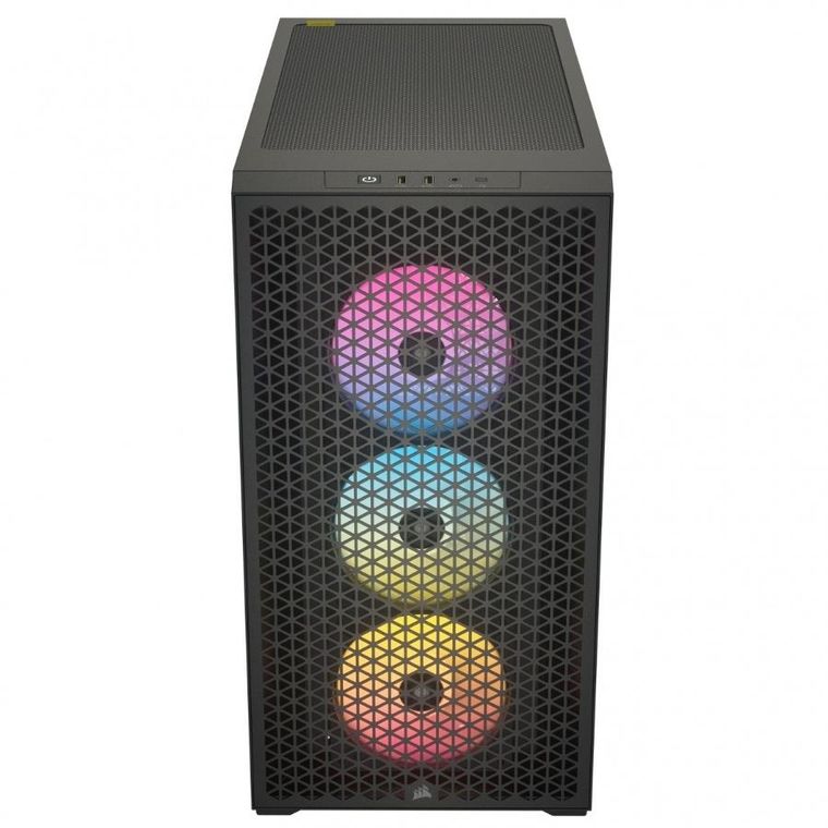Corsair, obudowa komputerowa, 3000D Airflow RGB TG Mid-Tower, czarna