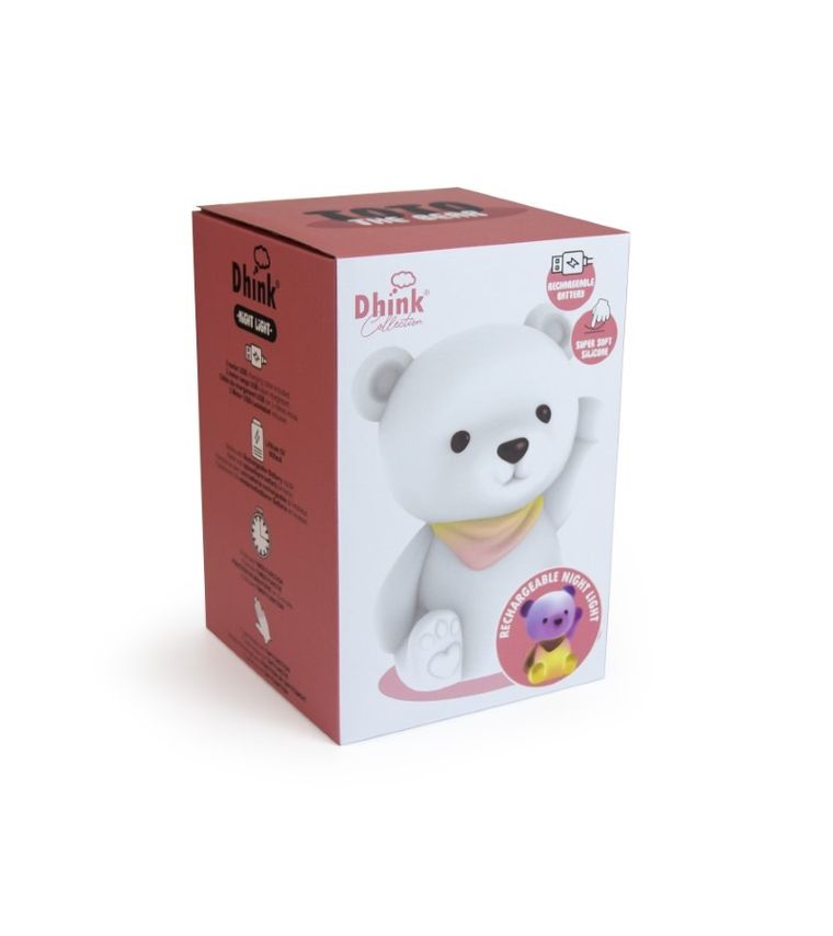 Dhink, Miś, lampka silikonowa na USB