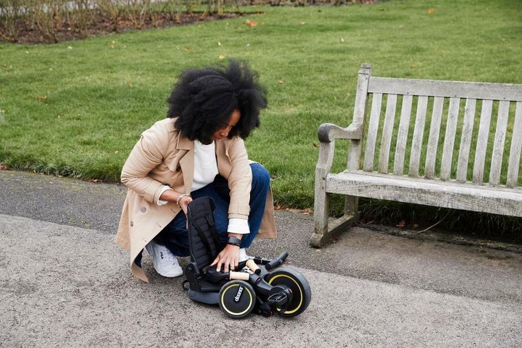 Doona, Liki S5, rowerek trójkołowy, składany, nitro black