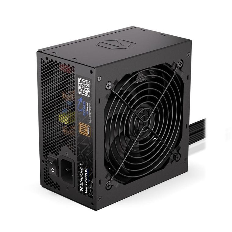 Endorfy, Vero L6 80 Plus, zasilacz, 650W, brązowy