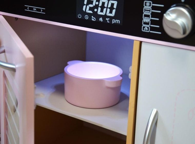 Enero, kuchnia drewniana, lampka LED, wooden, 87-30-83.5 cm