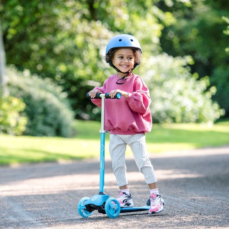 EVO, jeździk i hulajnoga 2w1, jasnoniebieska