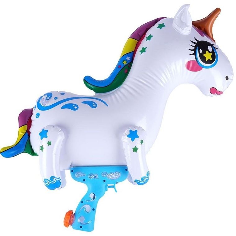 Free & Easy, dmuchany pistolet na wodę, jednorożec