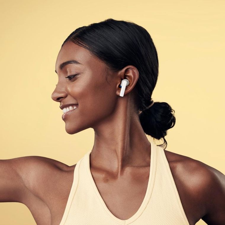 Hama, słuchawki bezprzewodowe, passion clear II, anc białe