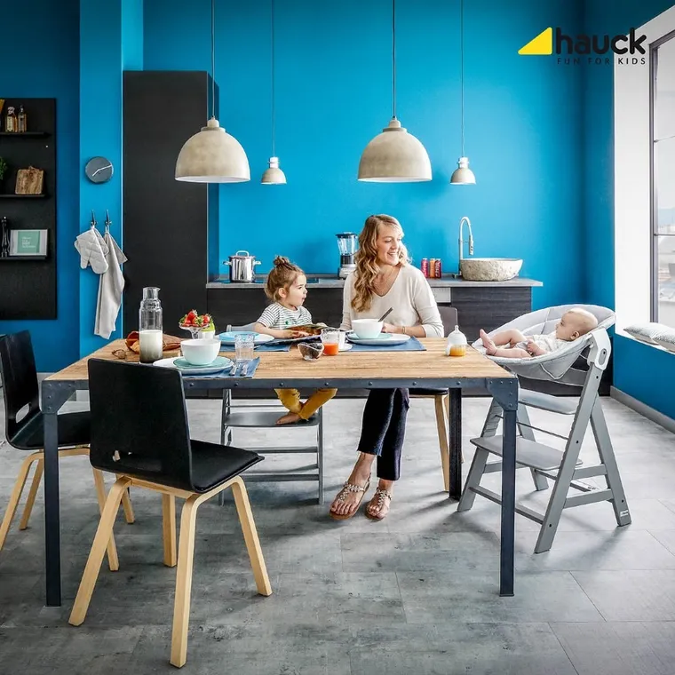 Hauck, Alpha Stretch, leżaczek 2w1, Grey