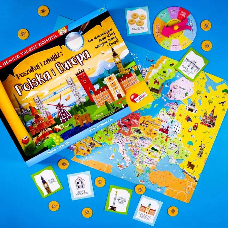 I'm a Genius, Poszukaj i znajdź: Polska i Europa, gra edukacyjna