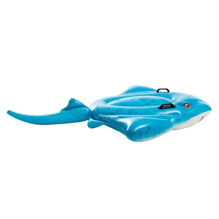 INTEX, dmuchany materac, płaszczka, 185-145 cm