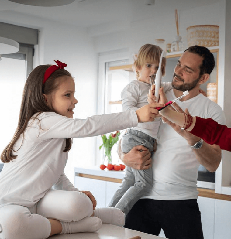 Ionickiss, Kids, szczoteczka jonowa dla dzieci, żółta