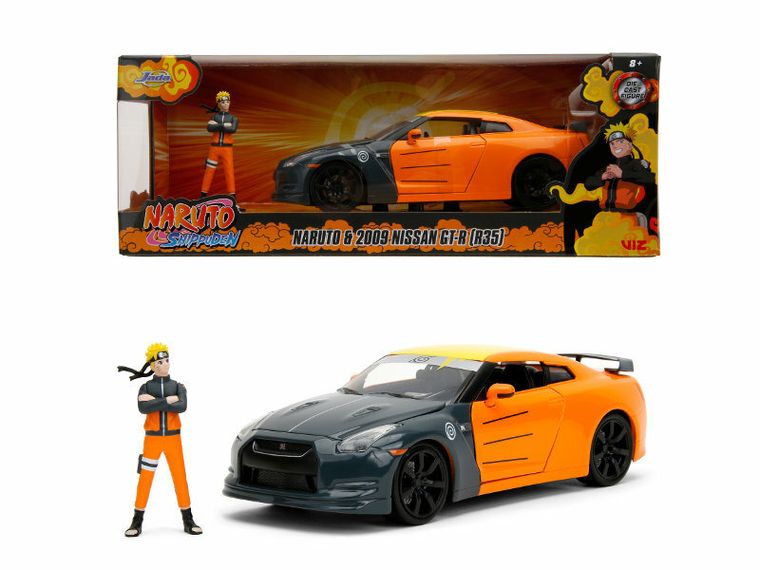 Jada Toys, Naruto, Nissan GT, model pojazdu, 1:24