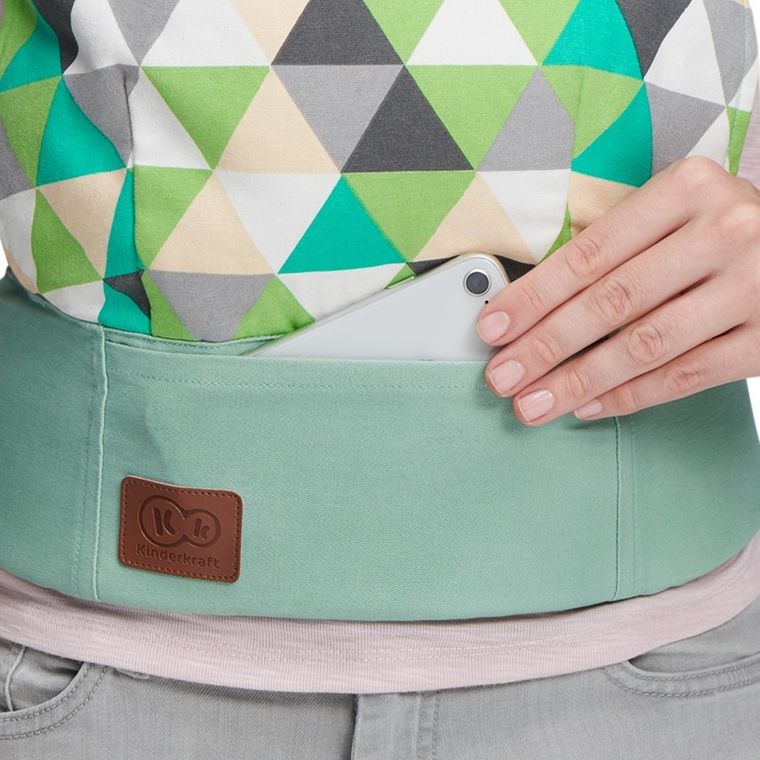 Kinderkraft, Nino, nosidełko ergonomiczne, 3m+ 20 kg, miętowy