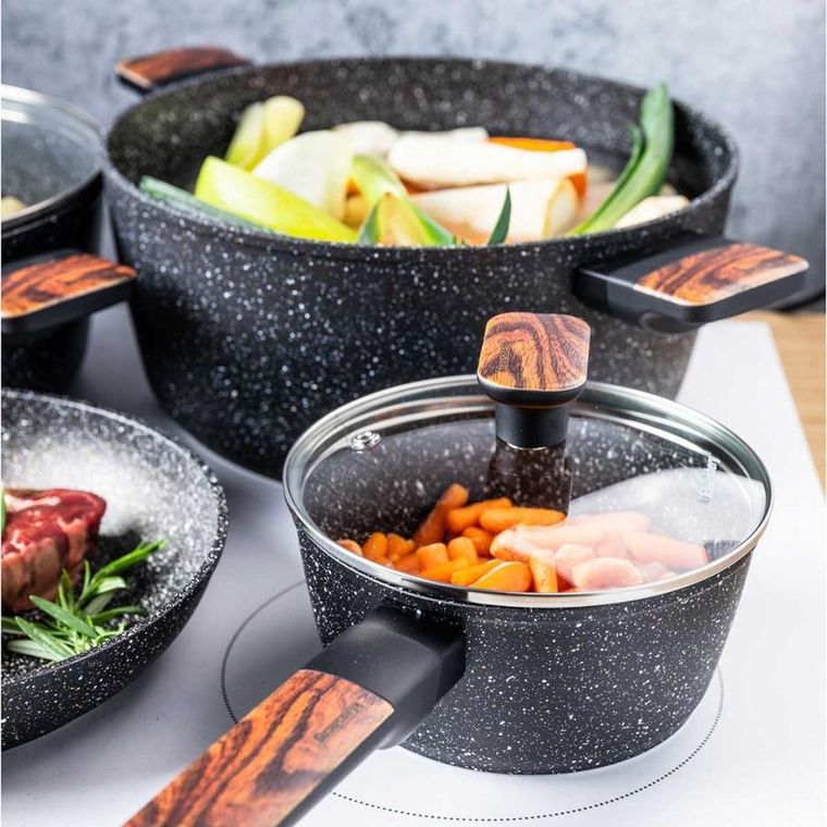 Klausberg, zestaw garnków marmurkowych, 12 elementów