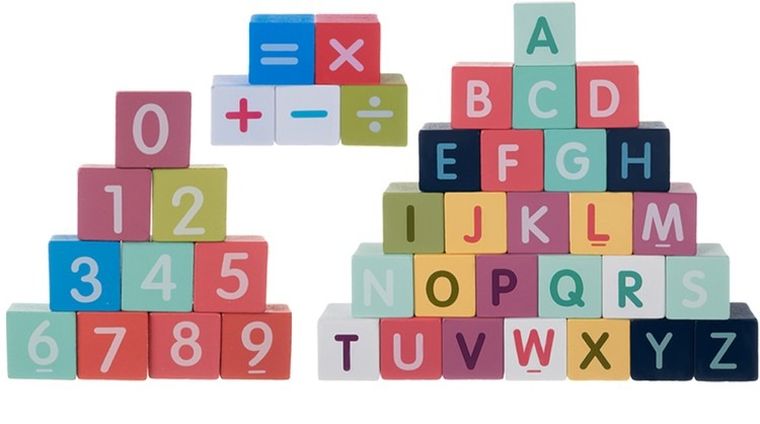 Kruzzel, miasto, klocki drewniane, 100 szt.