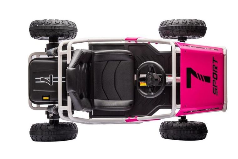 Lean Cars, Buggy, pojazd na akumulator, A8812 24V, różowy