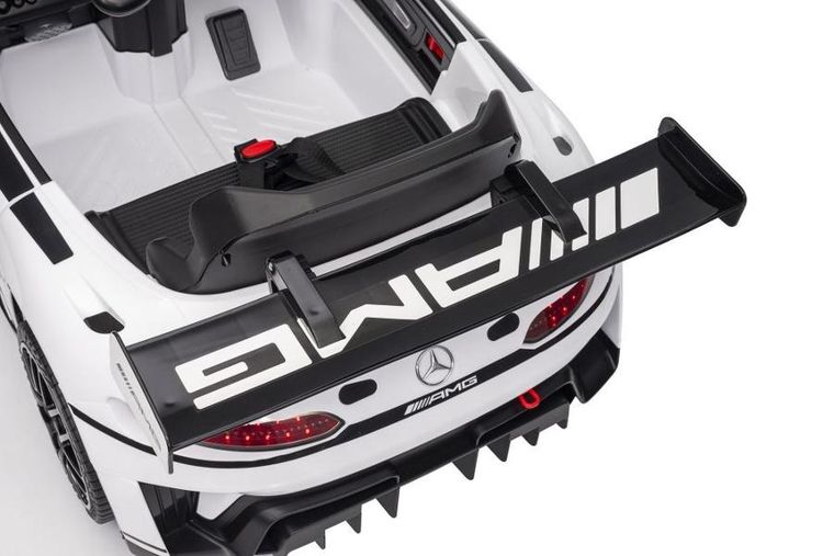 Lean Cars, Mercedes AMG GT3, pojazd na akumulator, biały