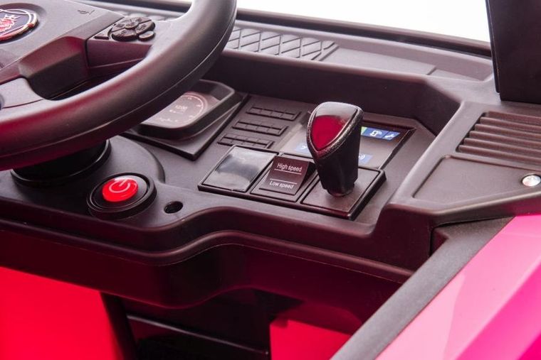 Lean Cars, Scania 500R, pojazd na akumulator, tir, HL698 4-4, różowy