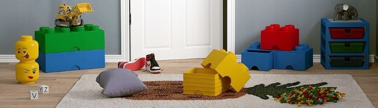 LEGO, duża głowa, pojemnik do przechowywania, girl, rozmiar L, 8,5l