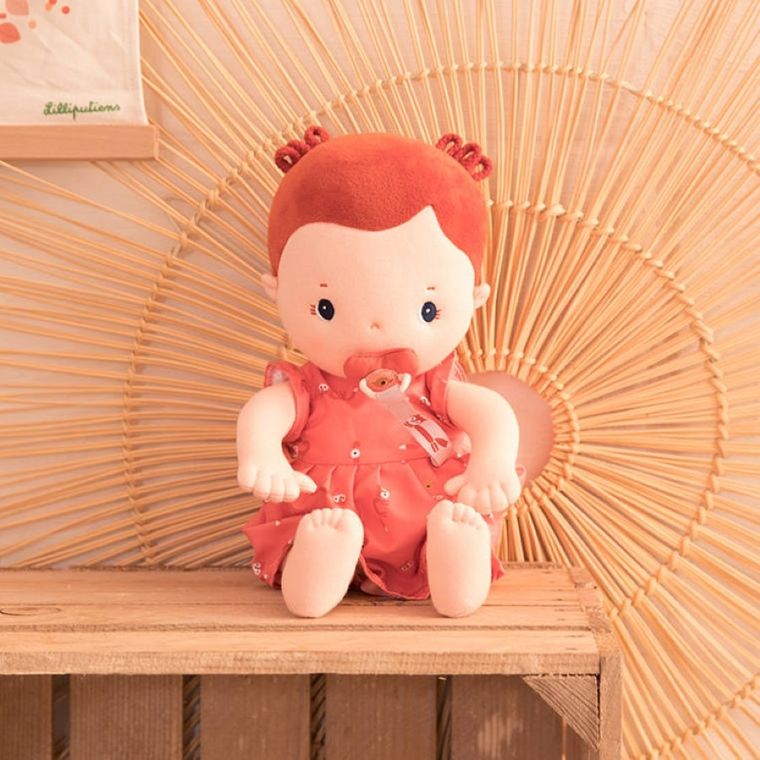 Lilliputiens, duża lalka dzidziuś, Rose, 36 cm, 2 lata+