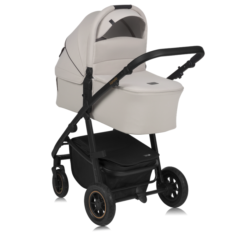 Lionelo, Amber Plus, wózek wielofunkcyjny 2w1, Beige Sand