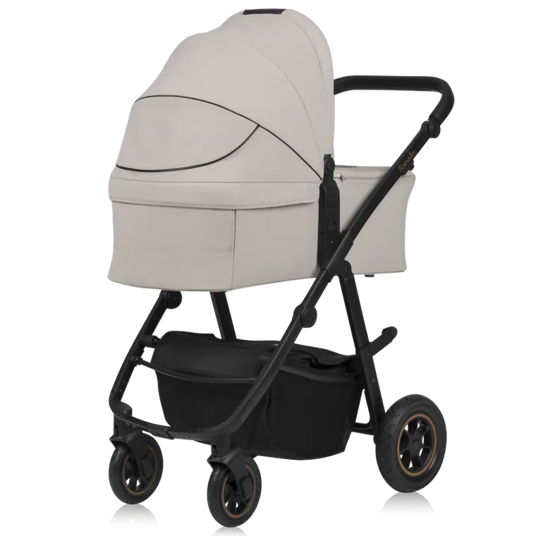 Lionelo, Amber Plus, wózek wielofunkcyjny 3w1, Beige Sand