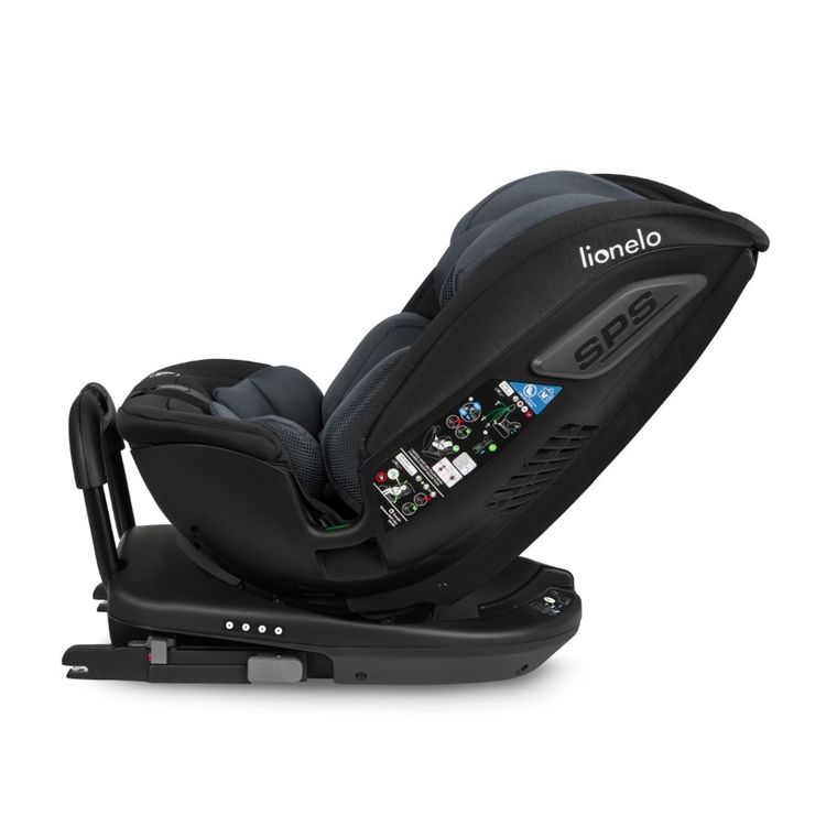 Lionelo, Bastiaan, RWF, I-size, fotelik samochodowy, Grey Stone, 0-36 kg, 40-150 cm