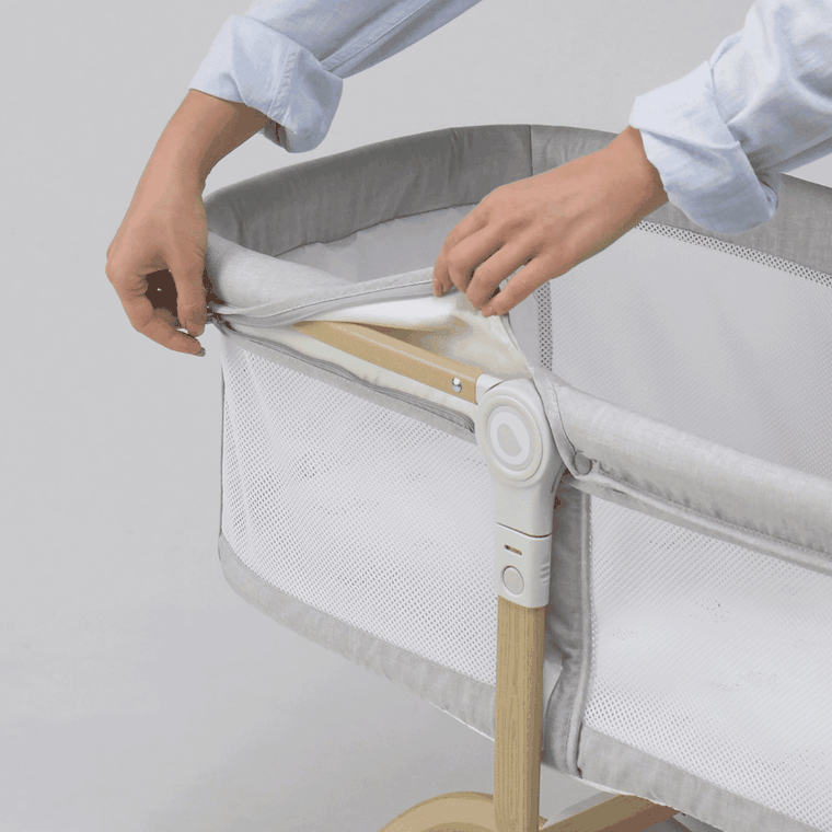 Lionelo, Malin Evo, łóżeczko, Beige Sand