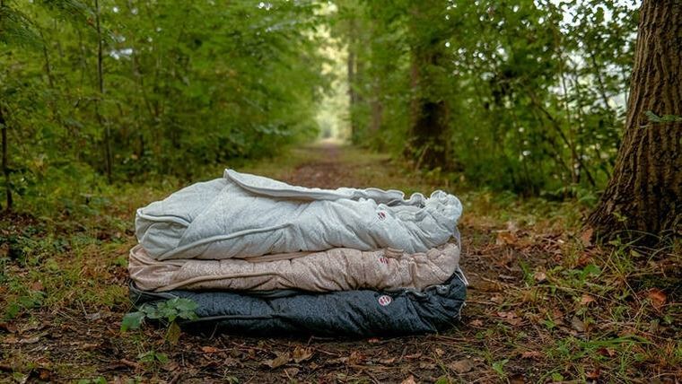 Lodger, Taslon, Birch, zimowy śpiworek do wózka, wodoodporny, jasnobeżowy