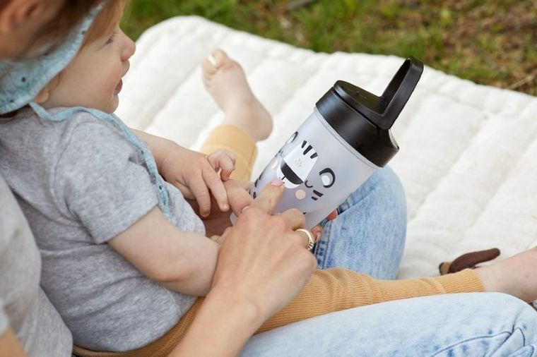 Lovi, Salt&Pepper Junior, kubek ze słomką, 250 ml