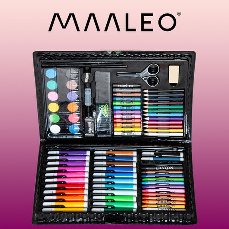 Maaleo, zestaw do malowania w walizce, 86 szt.
