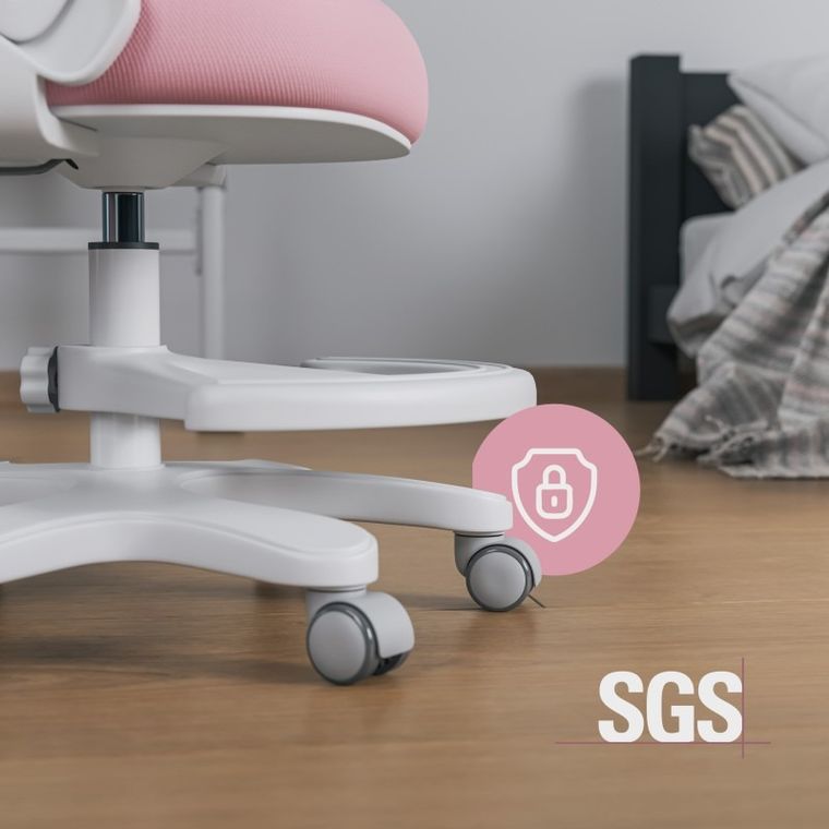 Mark Adler, Junior 4.3, fotel obrotowy dla dzieci, Pink-grey