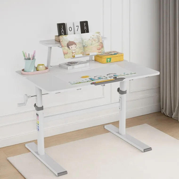 Mark Adler, Study 3.7 Grey, biurko dziecięce, regulowane