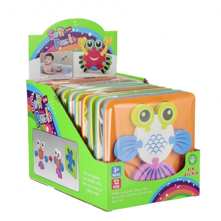 Mega Creative, Zwierzęta, puzzle piankowe, 1 szt.