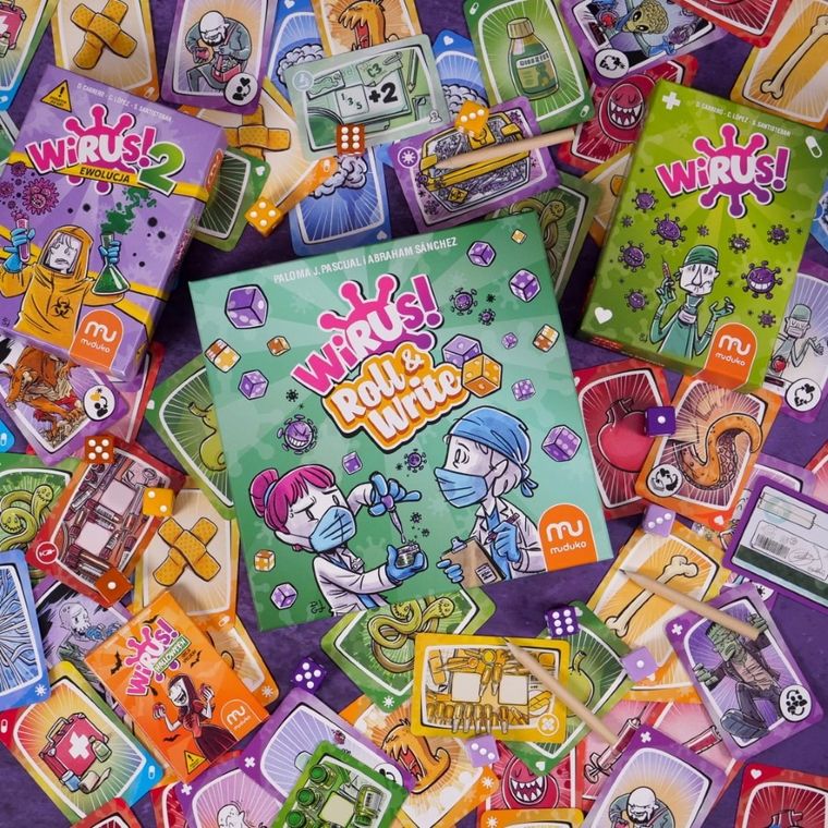 Muduko, Wirus! Roll & Write, gra kościana