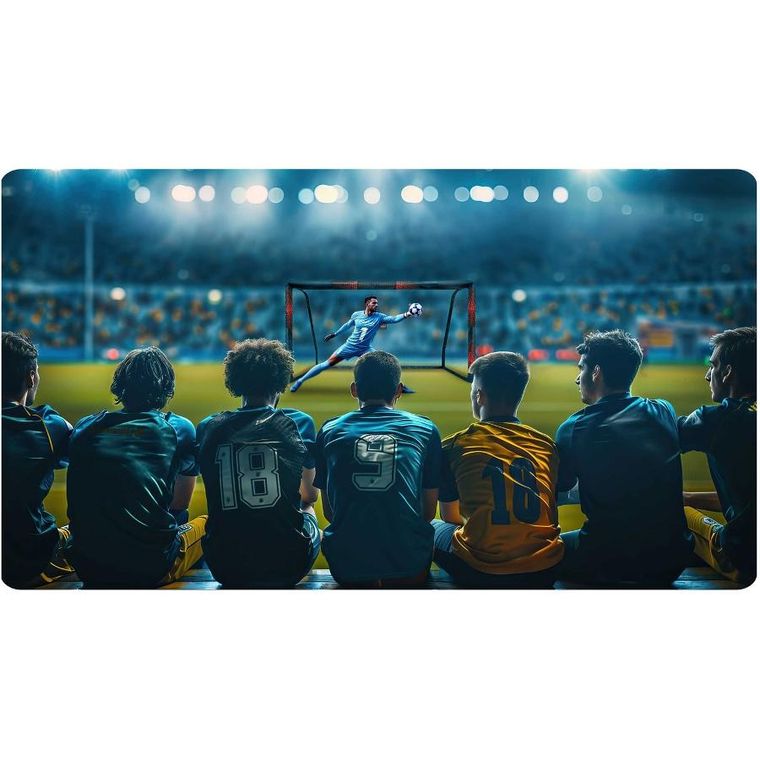 Neo-Sport, bramka do piłki nożnej, czarno-czerwona, 300-200-120 cm